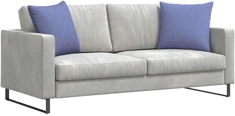 Sofa Pagalvės 2 pcs Džinsinės mėlynos 50 x 50 cm audinys