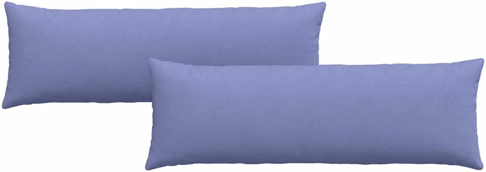 Sofa Pagalvės 2 vnt. audinys Džinsinės mėlynos 120 x 40 cm
