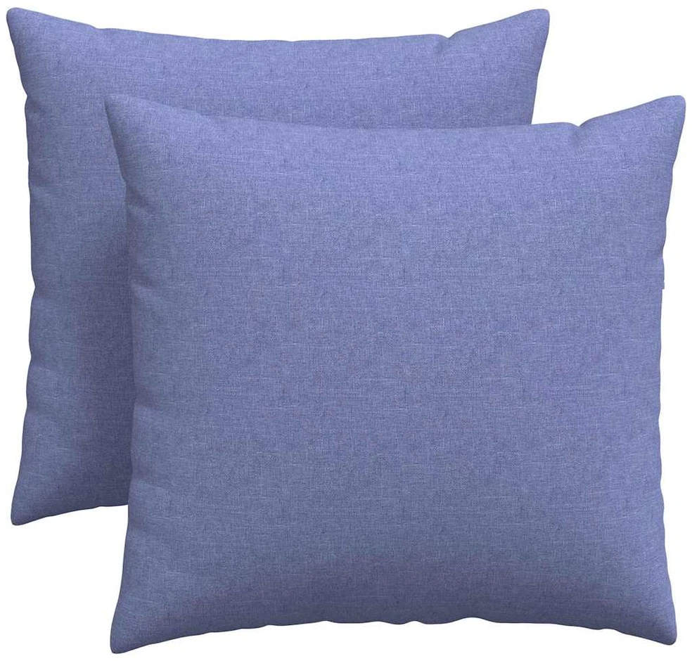 Sofa Pagalvės 2 pcs Džinsinės mėlynos 45 x 45 cm audinys