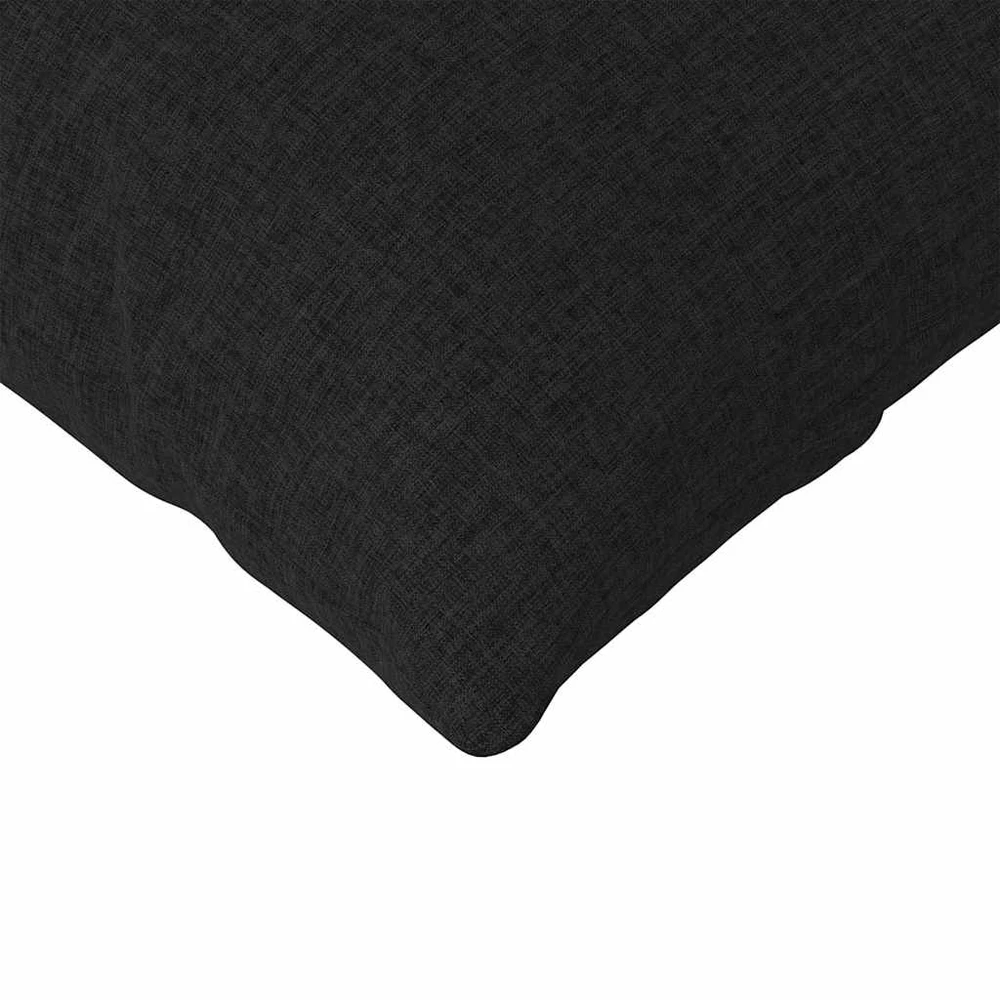 Sofa Pagalvės 2 vnt. audinys Juoda 120 x 40 cm