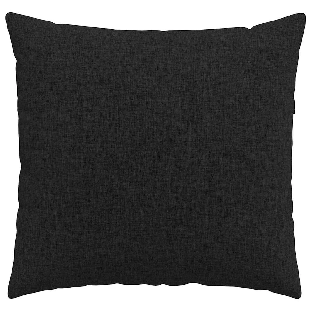 Sofa Pagalvės 2 vnt. audinys Juoda 50 x 50 cm