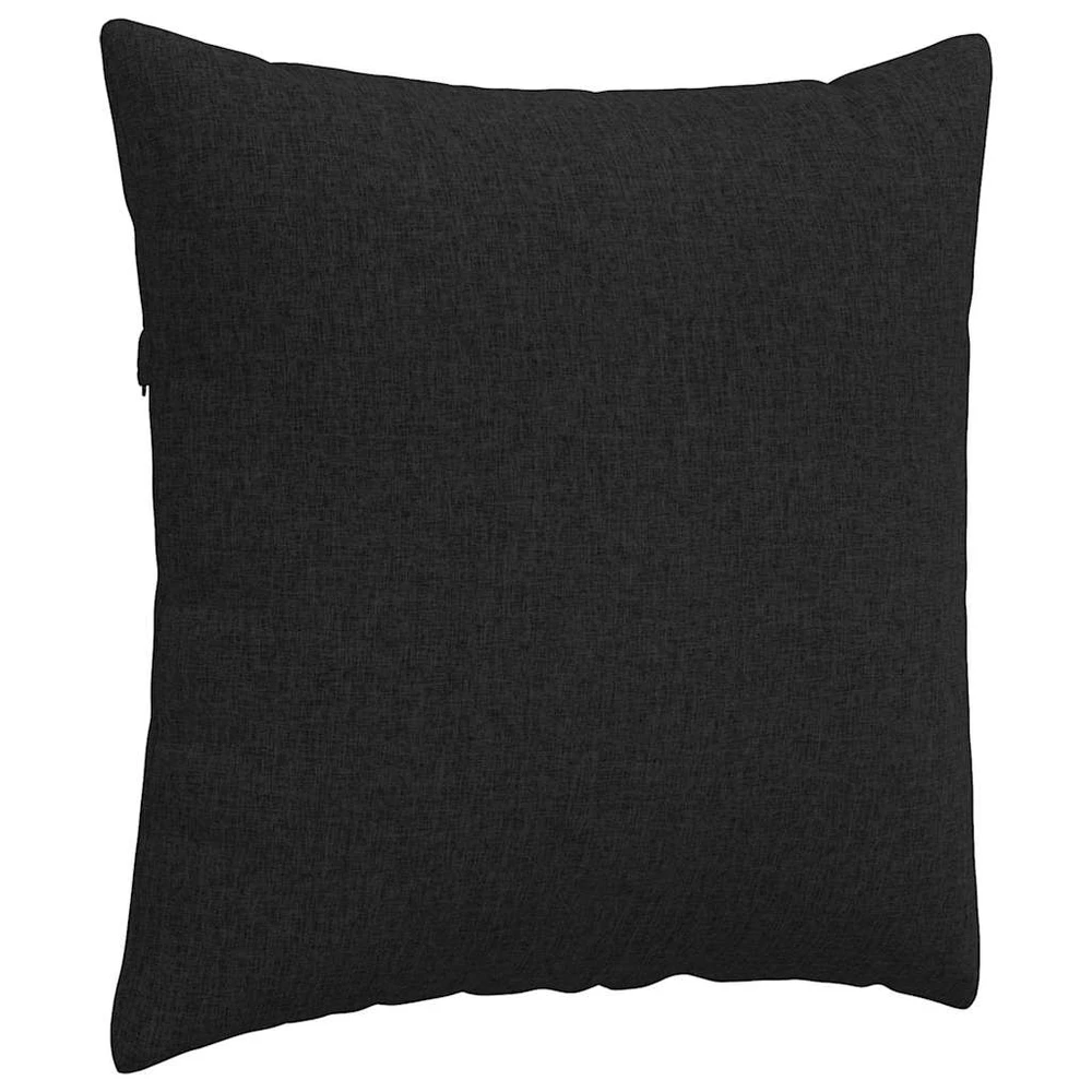 Sofa Pagalvės 2 pcs Juoda 60 x 60 cm audinys