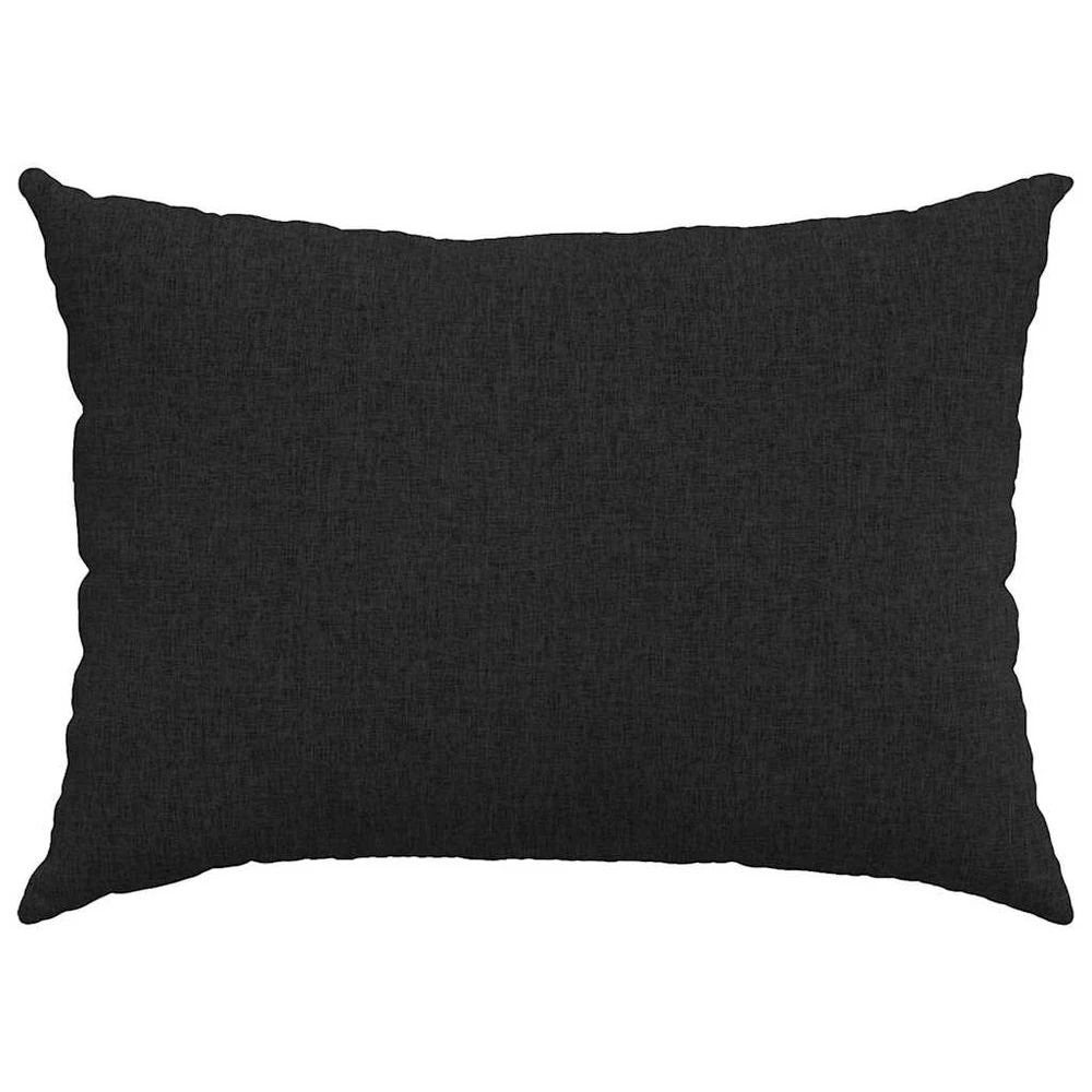 Sofa Pagalvės 2 vnt. audinys Juoda 70 x 50 cm