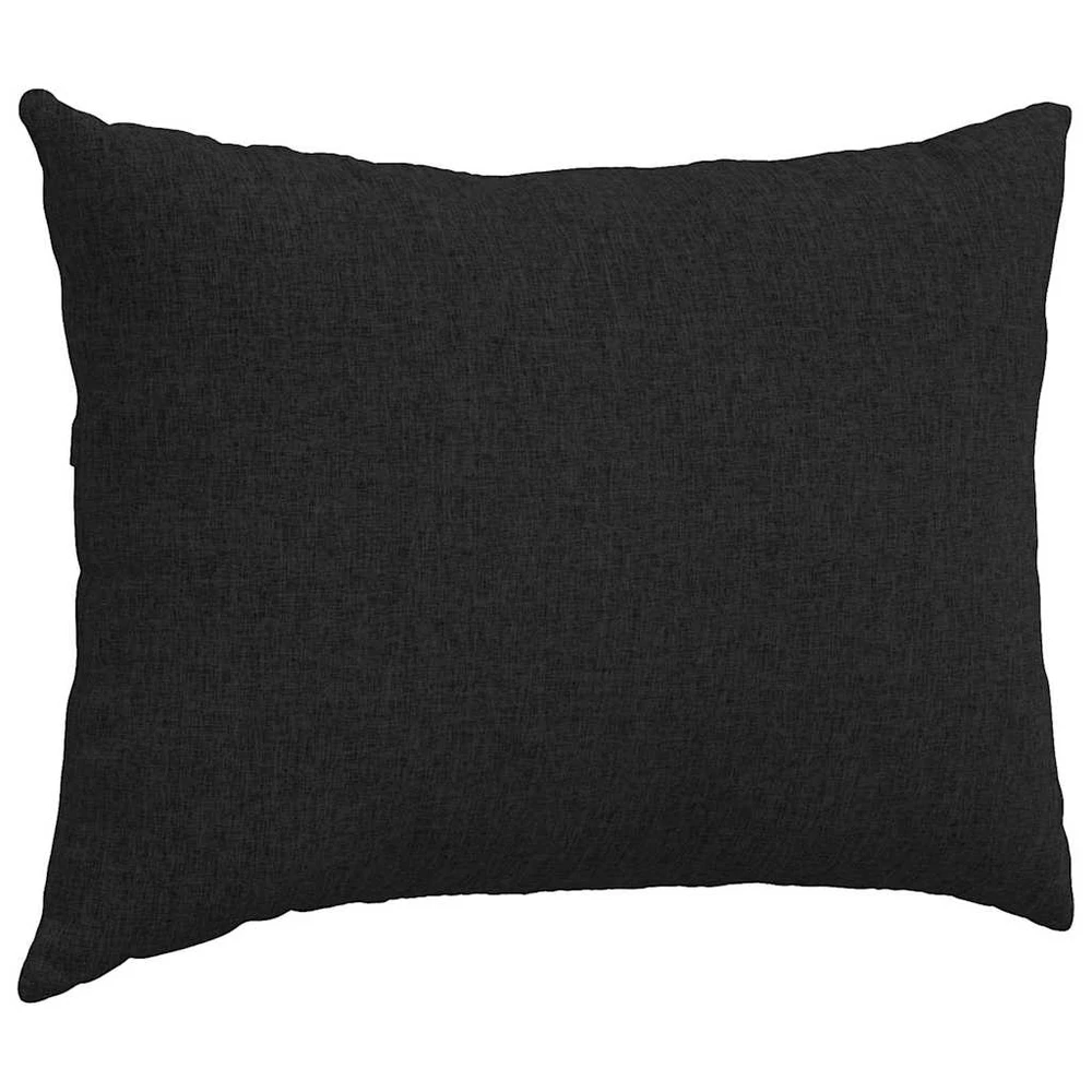 Sofa Pagalvės 2 vnt. audinys Juoda 70 x 50 cm