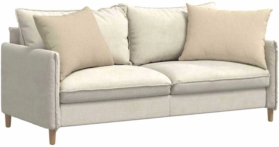 Sofa Pagalvės 2 vnt. audinys Kreminė 70 x 50 cm