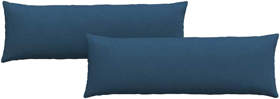 Sofa Pagalvės 2 vnt. audinys Mėlyna 120 x 40 cm