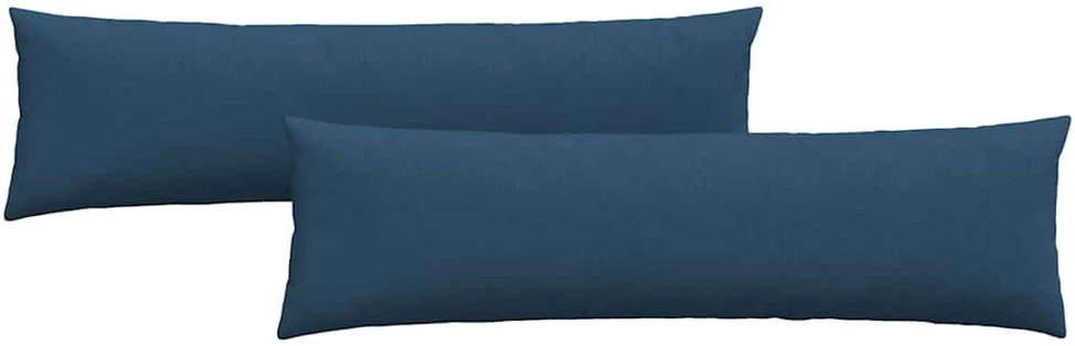 Sofa Pagalvės 2 vnt. audinys Mėlyna 145 x 40 cm