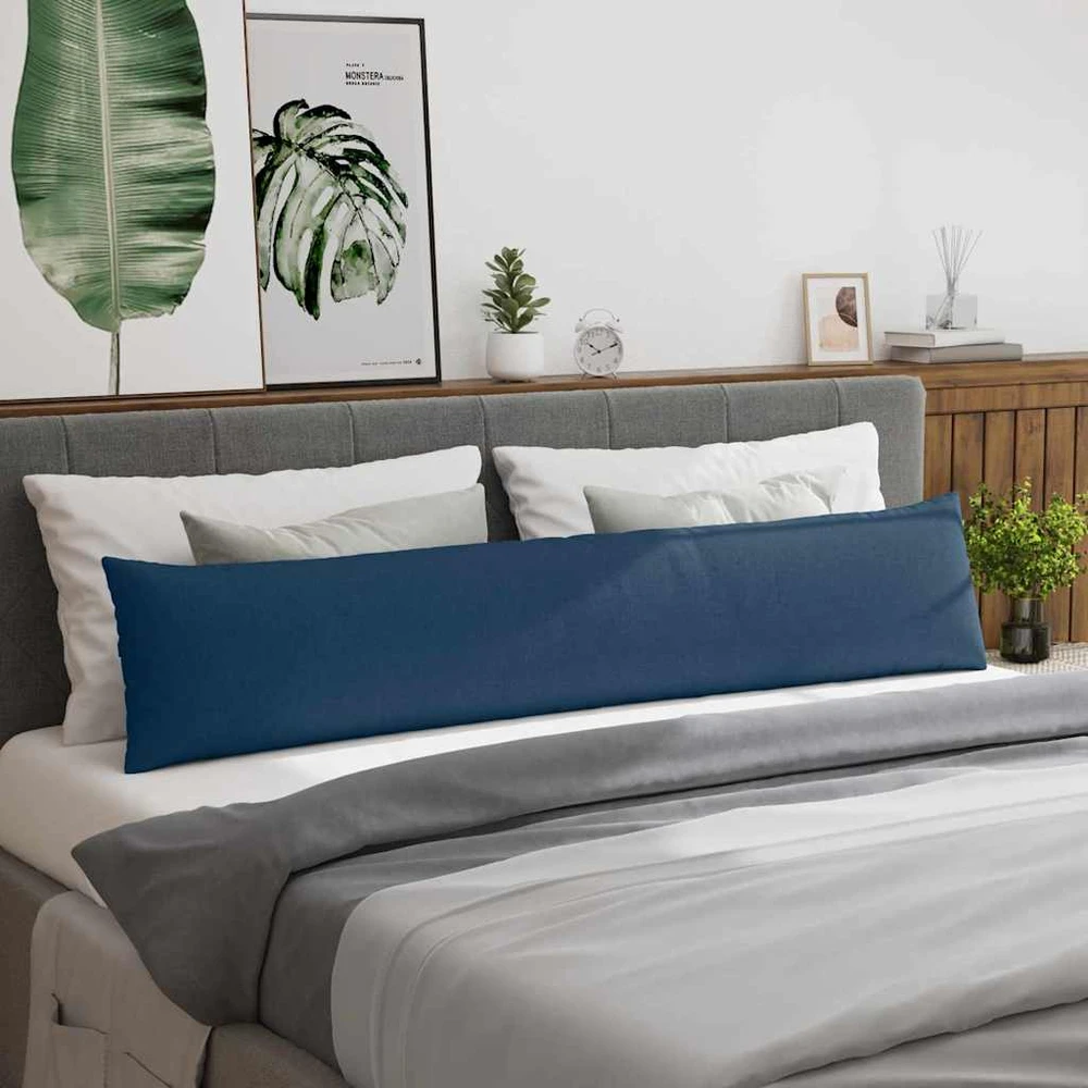 Sofa Pagalvės 2 vnt. audinys Mėlyna 200 x 40 cm