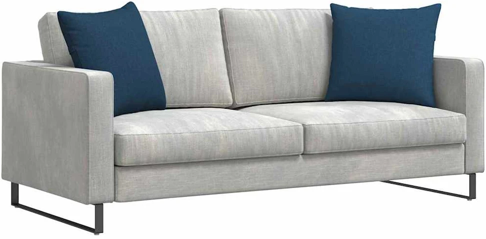 Sofa Pagalvės 2 pcs Mėlyna 50 x 50 cm audinys