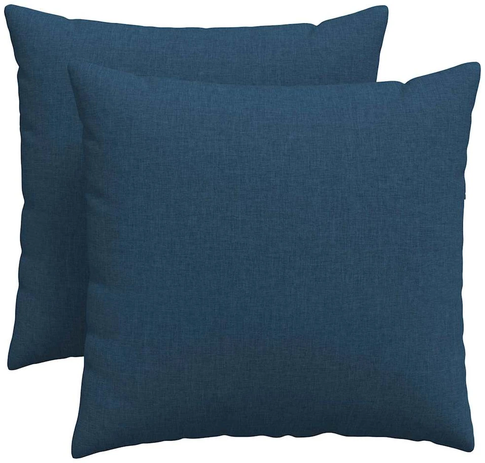 Sofa Pagalvės 2 pcs Mėlyna 50 x 50 cm audinys