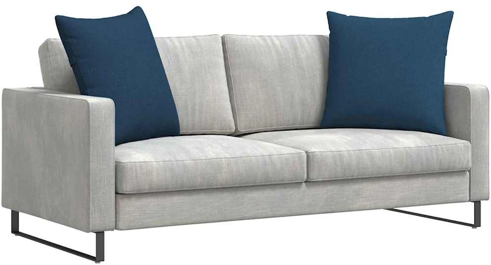 Sofa Pagalvės 2 vnt. audinys Mėlyna 80 x 80 cm