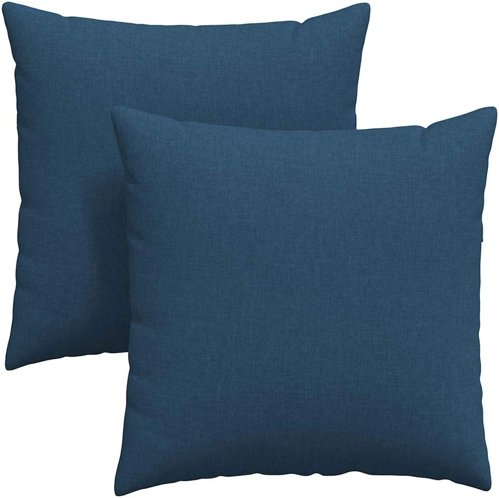 Sofa Pagalvės 2 vnt. audinys Mėlyna 80 x 80 cm