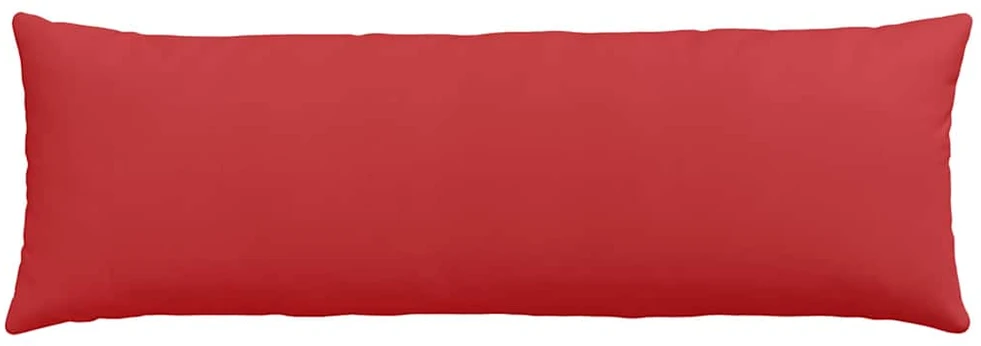 Sofa Pagalvės 2 vnt. audinys Raudona 120 x 40 cm