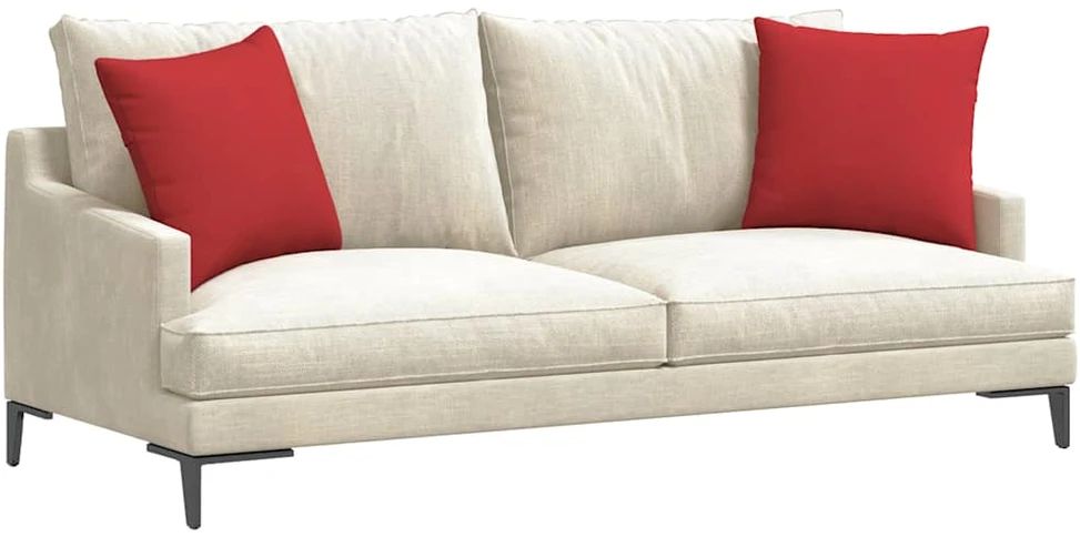 Sofa Pagalvės 2 vnt. audinys Raudona 45 x 45 cm