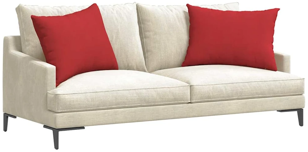 Sofa Pagalvės 2 vnt. audinys Raudona 70 x 50 cm