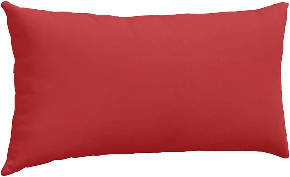 Sofa Pagalvės 2 vnt. audinys Raudona 80 x 40 cm