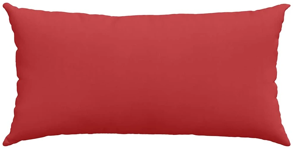 Sofa Pagalvės 2 vnt. audinys Raudona 80 x 40 cm