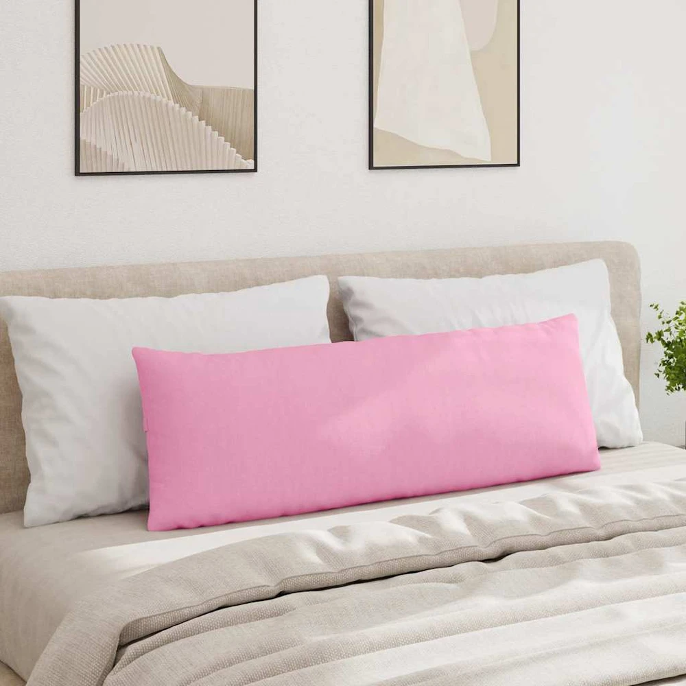 Sofa Pagalvės 2 vnt. audinys Rožinė 120 x 40 cm