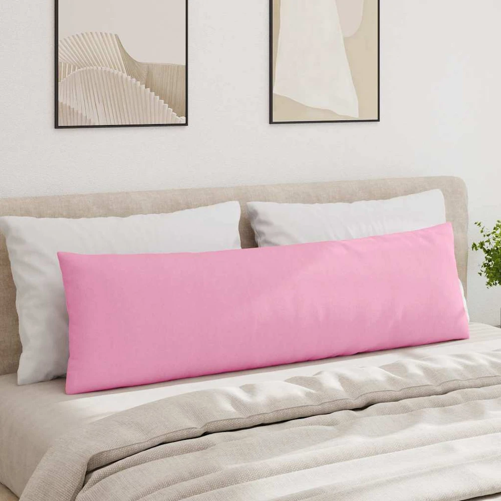 Sofa Pagalvės 2 vnt. audinys Rožinė 145 x 40 cm