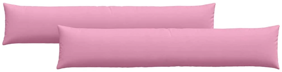 Sofa Pagalvės 2 vnt. audinys Rožinė 200 x 40 cm