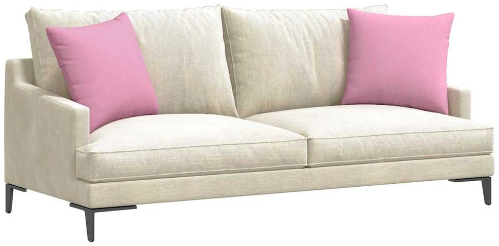 Sofa Pagalvės 2 vnt. audinys Rožinė 45 x 45 cm