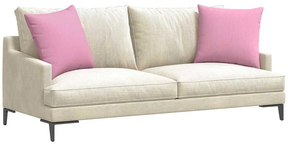 Sofa Pagalvės 2 vnt. audinys Rožinė 50 x 50 cm