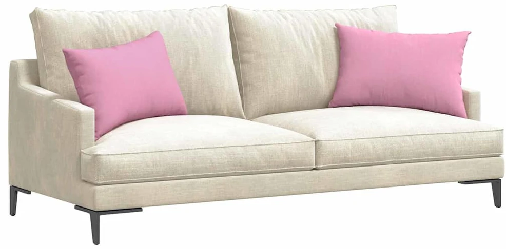 Sofa Pagalvės 2 vnt. audinys Rožinė 60 x 40 cm