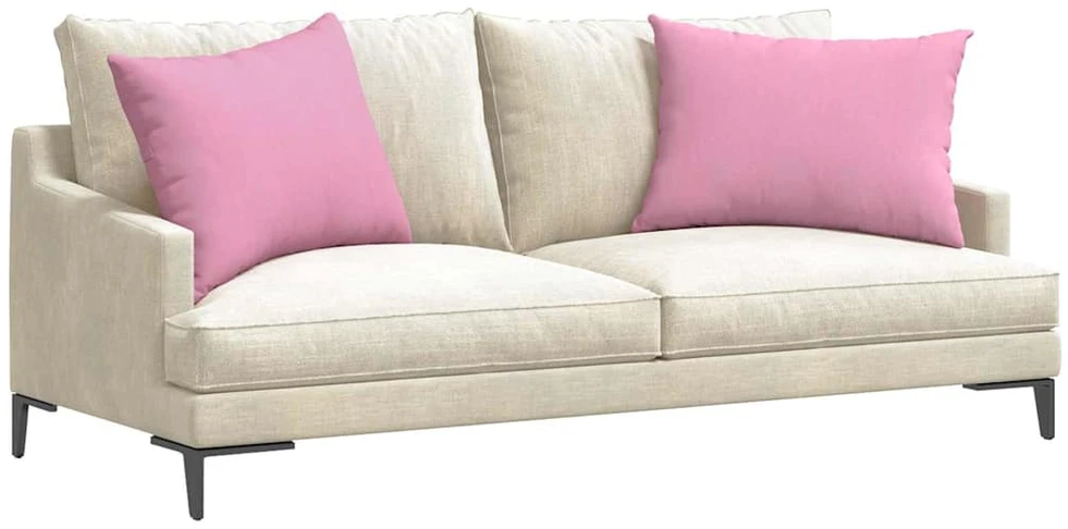 Sofa Pagalvės 2 vnt. audinys Rožinė 70 x 50 cm