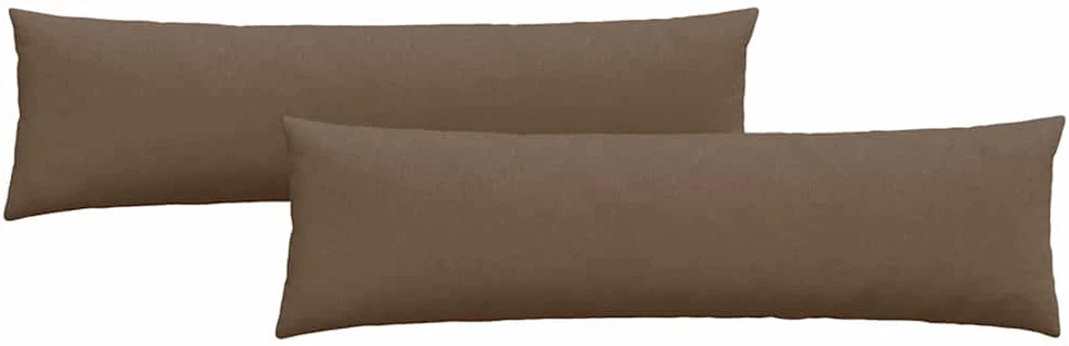 Sofa Pagalvės 2 vnt. audinys Ruda 145 x 40 cm