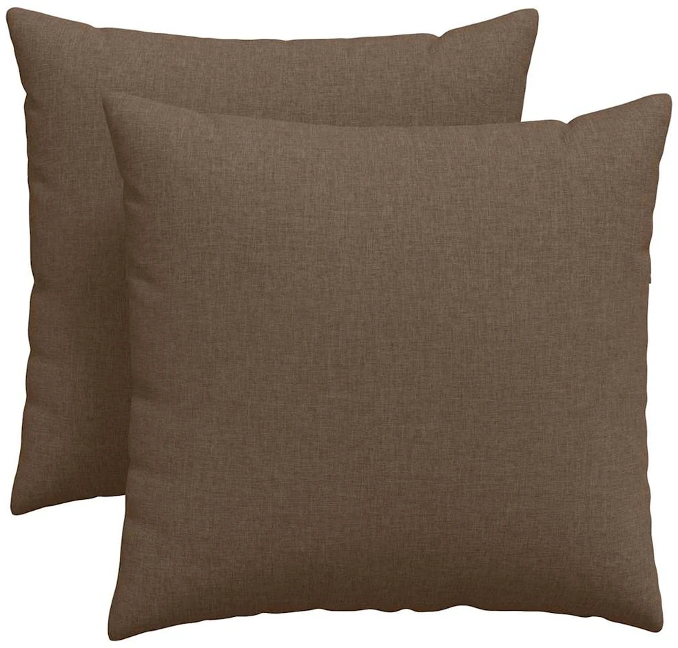Sofa Pagalvės 2 vnt. audinys Ruda 45 x 45 cm