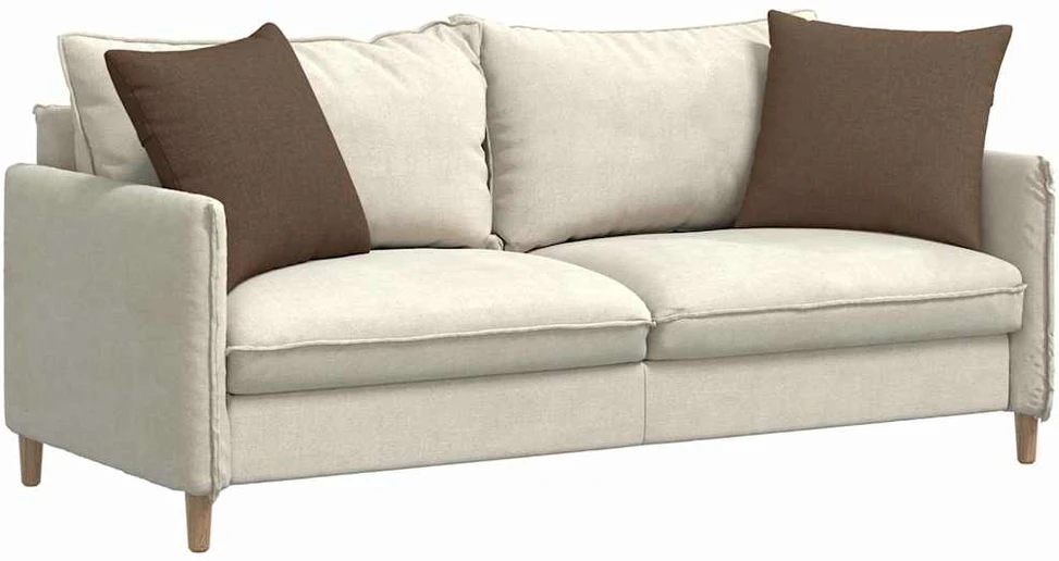 Sofa Pagalvės 2 vnt. audinys Ruda 50 x 50 cm