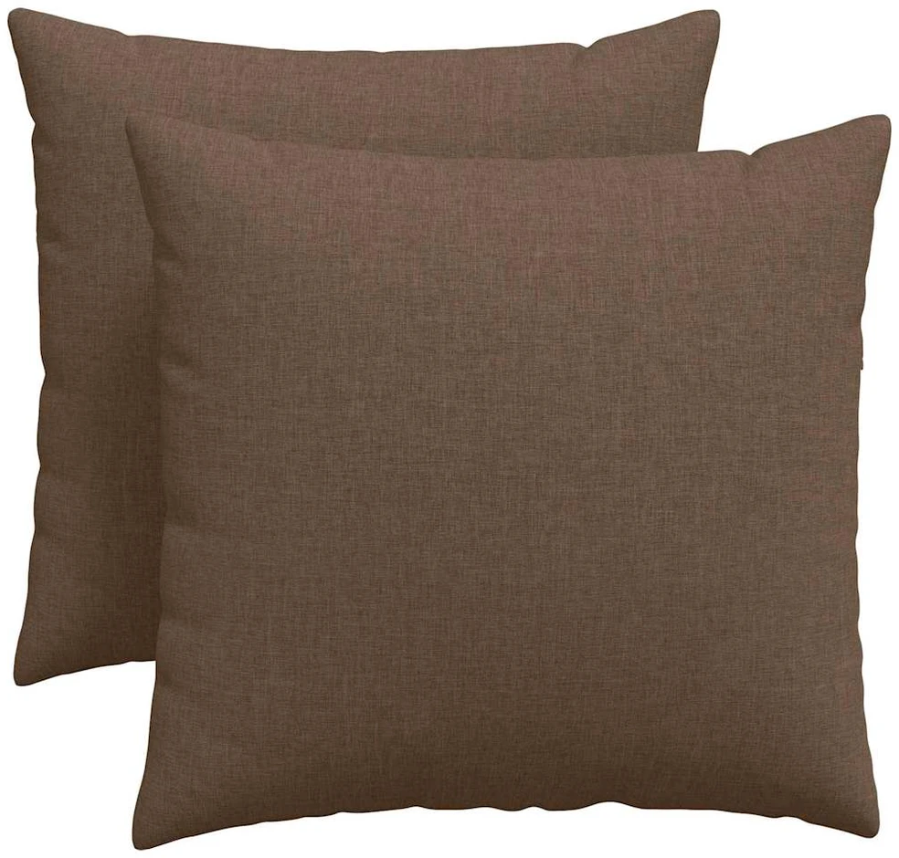 Sofa Pagalvės 2 vnt. audinys Ruda 50 x 50 cm
