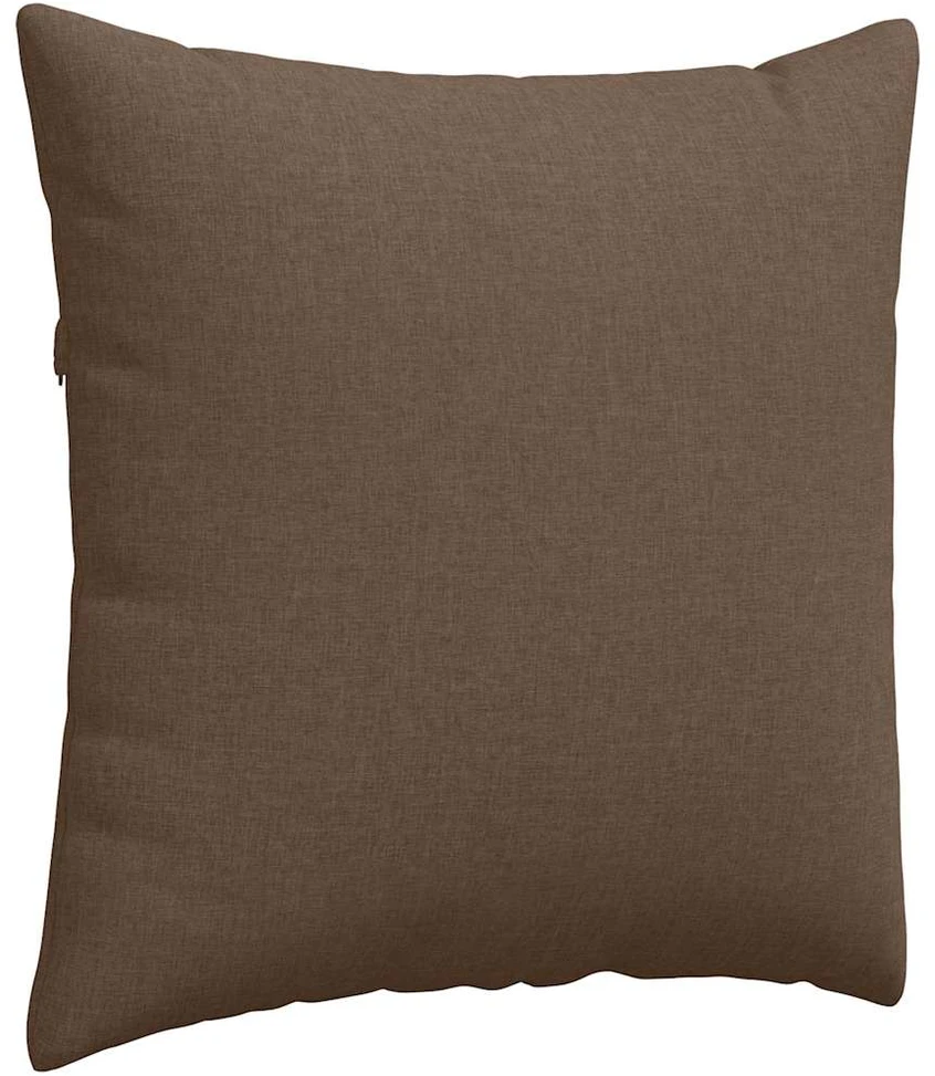 Sofa Pagalvės 2 vnt. audinys Ruda 60 x 60 cm