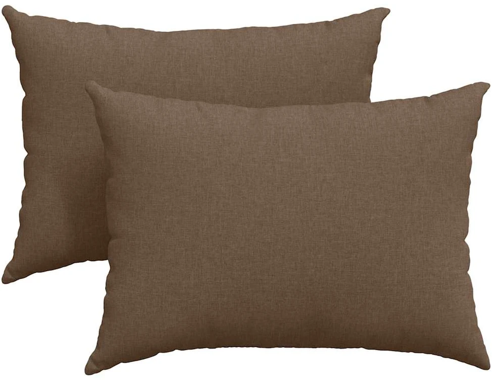 Sofa Pagalvės 2 vnt. audinys Ruda 70 x 50 cm