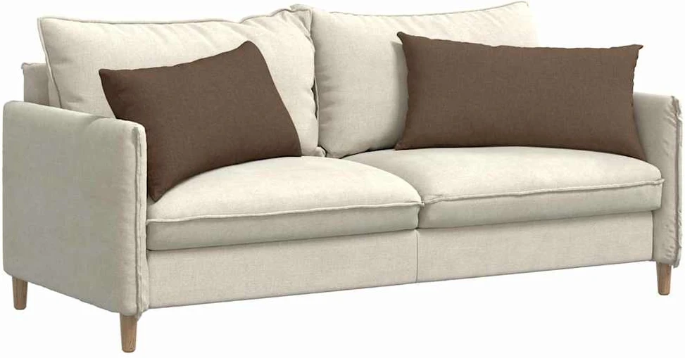 Sofa Pagalvės 2 vnt. audinys Ruda 80 x 40 cm