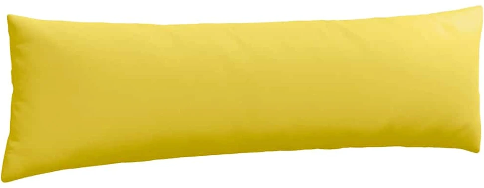 Sofa Pagalvės 2 pcs Šviesi geltona 145 x 40 cm audinys