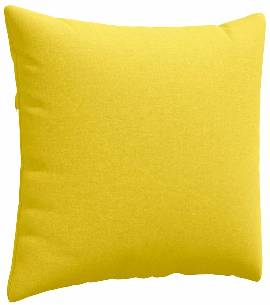 Sofa Pagalvės 2 vnt. audinys Šviesi geltona 50 x 50 cm