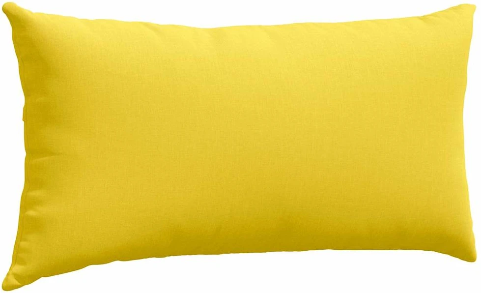 Sofa Pagalvės 2 vnt. audinys Šviesi geltona 80 x 40 cm