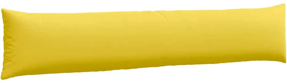 Sofa Pagalvės 2 vnt. audinys Šviesi geltona 200 x 40 cm