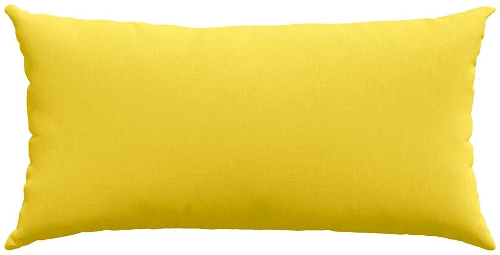 Sofa Pagalvės 2 vnt. audinys Šviesi geltona 80 x 40 cm