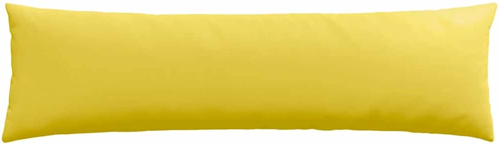 Sofa Pagalvės 2 pcs Šviesi geltona 145 x 40 cm audinys