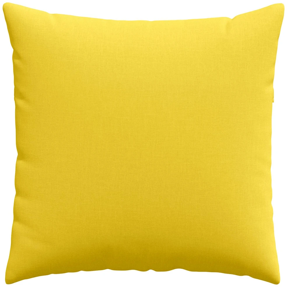 Sofa Pagalvės 2 vnt. audinys Šviesi geltona 60 x 60 cm