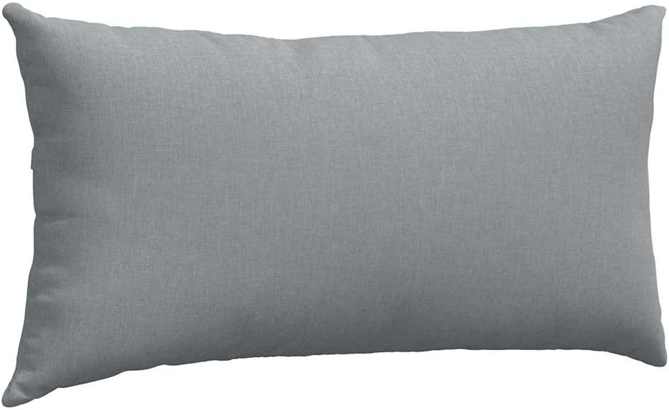 Sofa Pagalvės 2 pcs Šviesiai pilka 80 x 40 cm audinys