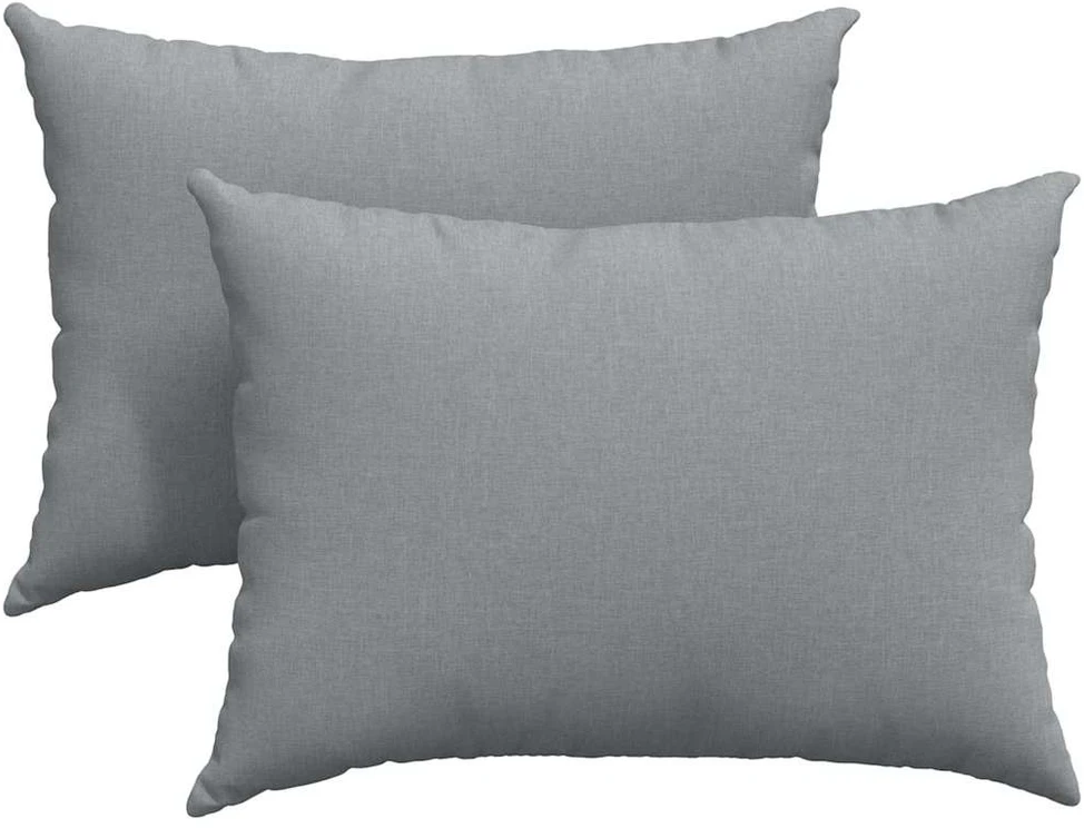 Sofa Pagalvės 2 vnt. audinys Šviesiai pilka 70 x 50 cm
