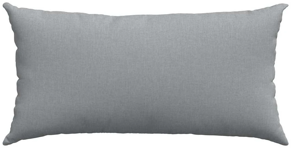 Sofa Pagalvės 2 pcs Šviesiai pilka 80 x 40 cm audinys