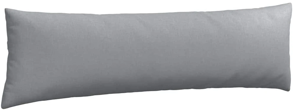 Sofa Pagalvės 2 vnt. audinys Šviesiai pilka 145 x 40 cm