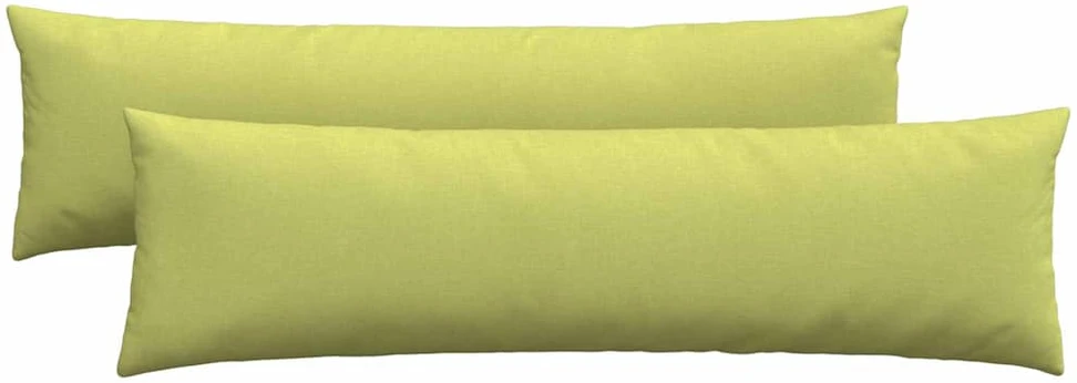 Sofa Pagalvės 2 vnt. audinys Šviesiai žalia 145 x 40 cm