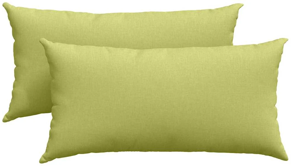 Sofa Pagalvės 2 vnt. audinys Šviesiai žalia 80 x 40 cm