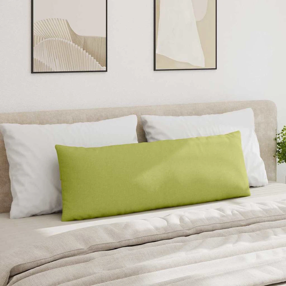 Sofa Pagalvės 2 pcs Šviesiai žalia 120 x 40 cm audinys