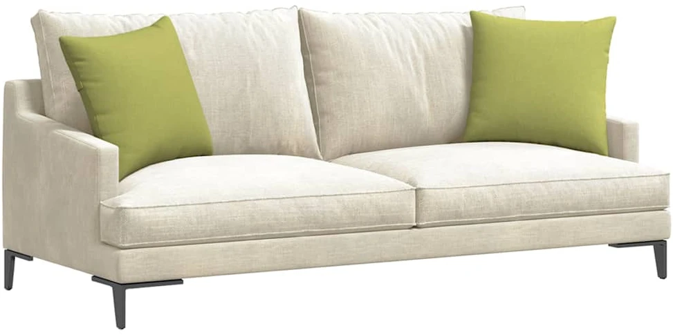 Sofa Pagalvės 2 vnt. audinys Šviesiai žalia 45 x 45 cm